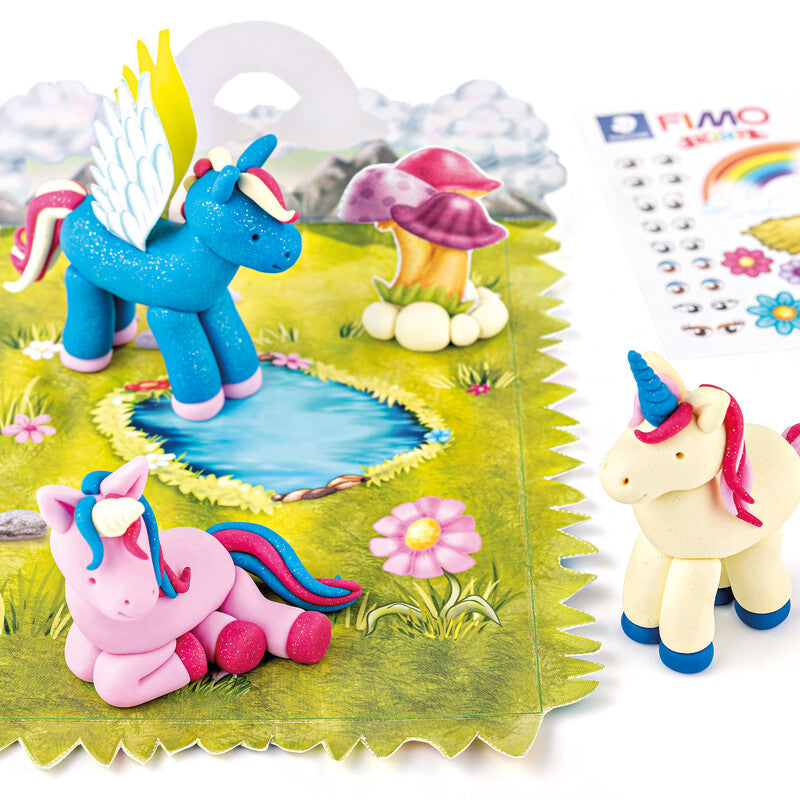 Staedtler Modelliermasse-Set Unicorn – 4 Blöcke