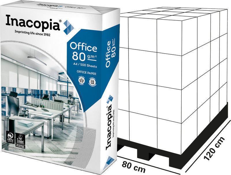 Papyrus Kopierpapier – A4, 80 g/m², CIE 161 – für Inkjet, Laser, Kopierer – FSC – 500 Blatt
