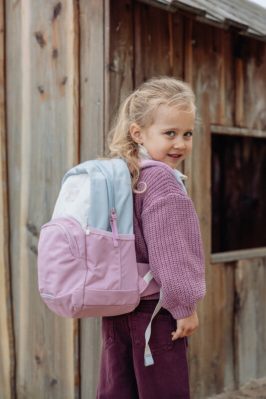 Beckmann Kindergartenrucksack Sport Mini – rosa – recycelte Materialien