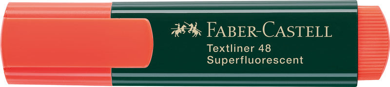 Faber-Castell Textmarker Orange – Keilspitze, 1–5 mm, nachfüllbar
