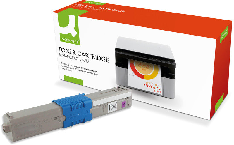Q-Connect – Toner 44469705 – magenta, 2000 Seiten