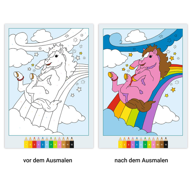 Ravensburger Zauberponys Malbuch, Karton, 21 × 29,5 cm, Mehrfarbig, ab 5 Jahren