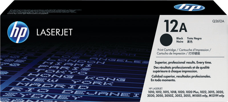 HP Toner 12A – schwarz, 2000 Seiten
