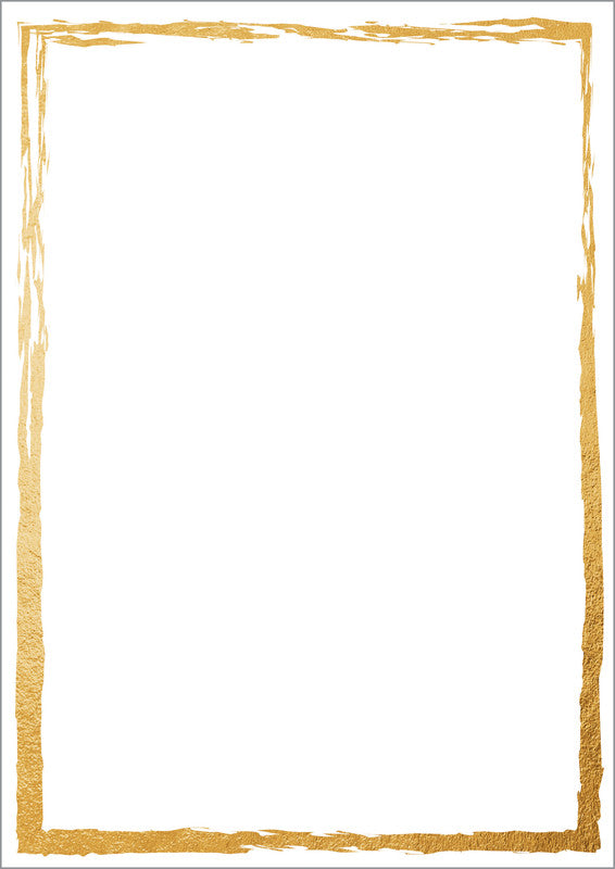 Sigel Designpapier Golden Frame – A4, 200 g/m², 50 Blatt