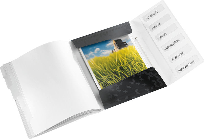 Leitz Ordner WOW – schwarz, Kunststoff