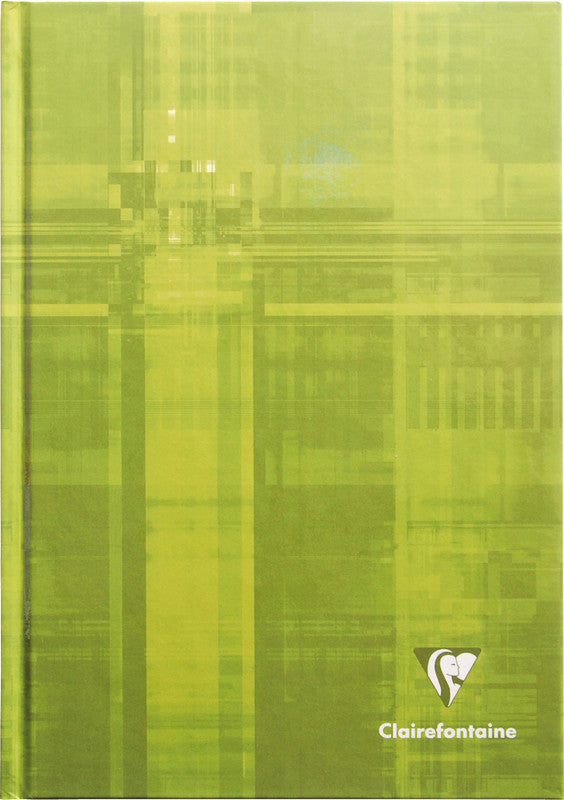 Clairefontaine Notizbuch A5, blanko, Fadenheftung, Hardcover, 192 Seiten, 90 g/m² – sortiert