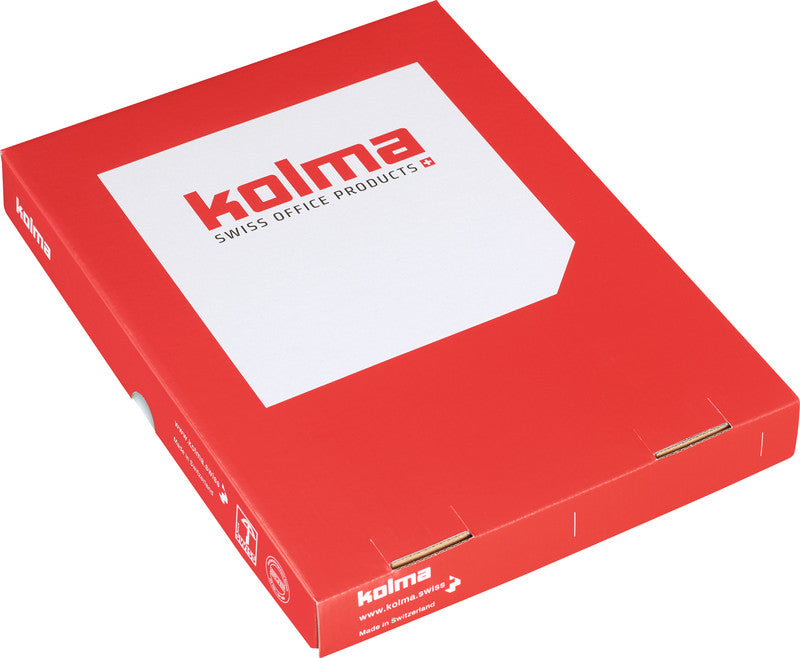 Kolma Sichtmappe A4 – Blau, Kunststoff, Matt, 120 µm, 100er-Pack, 100% Rezyklierbar