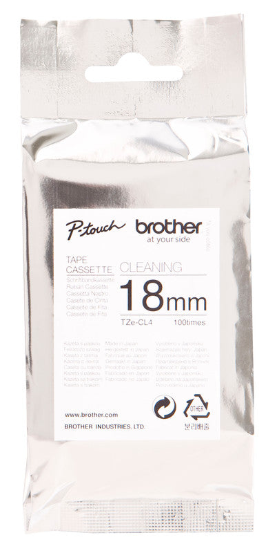 Brother Reinigungsband TZe, 18 mm × 2,5 m, Kunststoff