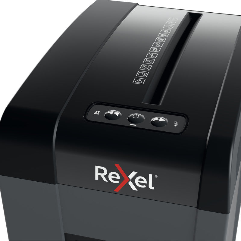 Rexel Secure X10-SL Slimline – Aktenvernichter, DIN P-4, Partikelschnitt 4 × 40 mm, 10 Blatt, 18 l, A4