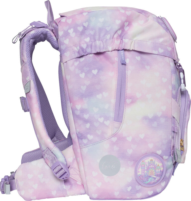 Beckmann Classic Schulrucksack – Einhorn Prinzessin Lila