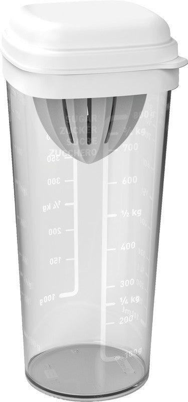 Rotho Shaker 1 l, 9,4 × 9,4 × 22,4 cm, Kunststoff, weiss