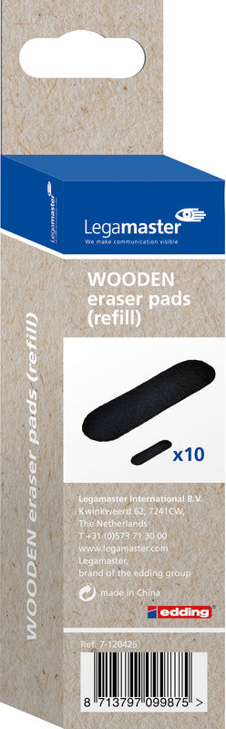 Legamaster Starter-Kit – 15 × 4,5 cm, inkl. Ersatz-Filzstreifen – für Legamaster Tafelwischer Wooden
