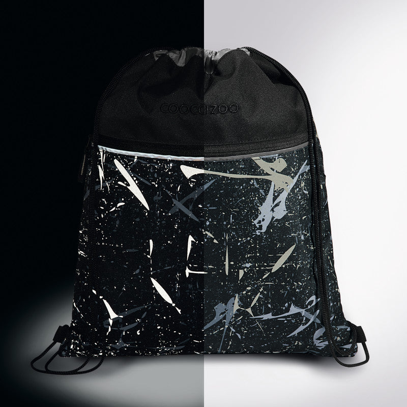 Coocazoo Sportbeutel – 10 l, Motiv Reflective Splash, wasserabweisend, 34 × 43 cm