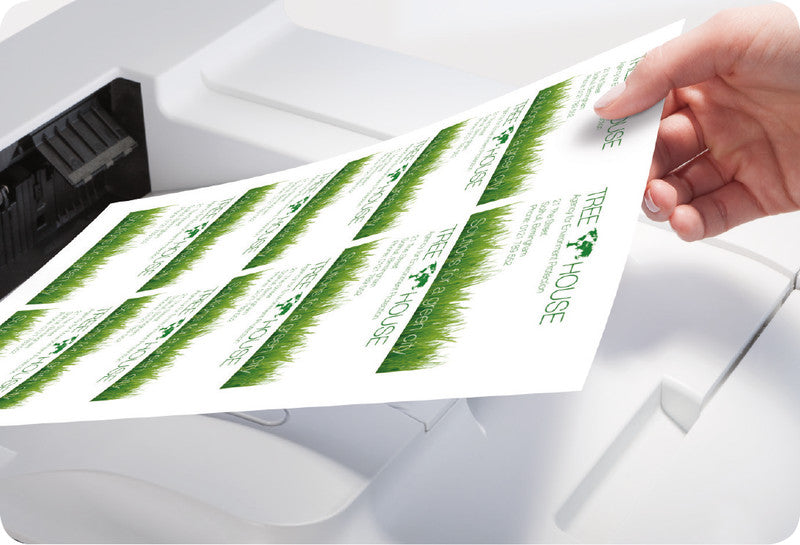 Avery Visitenkarten, 85 × 54 mm – für Laser/Inkjet/Kopierer – A4, 10 pro Blatt – 250 Karten – FSC-zertifiziert