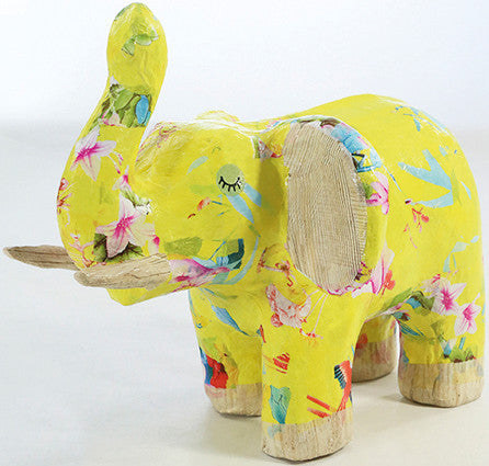 Décopatch Pappmaché-Figur Elefant – 120 × 170 × 120 mm – Braun – 1 Stk.