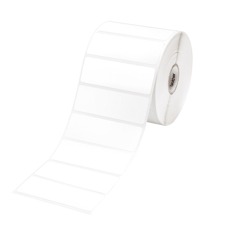 Brother Etiketten, 76 mm × 26 mm, weiss, Papier, permanent, 1552 Etiketten