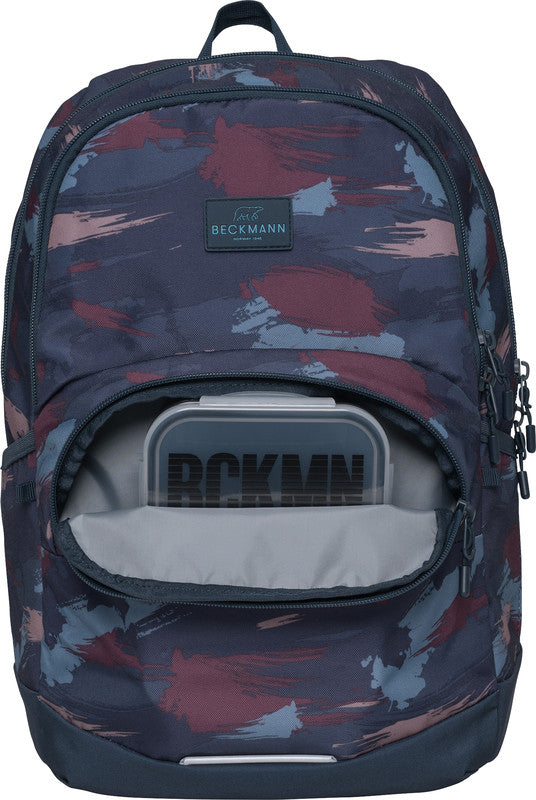 Beckmann Junior Sport Rucksack – Blue Brush – 31,0 × 45,0 × 22,0 cm – recycelte Materialien