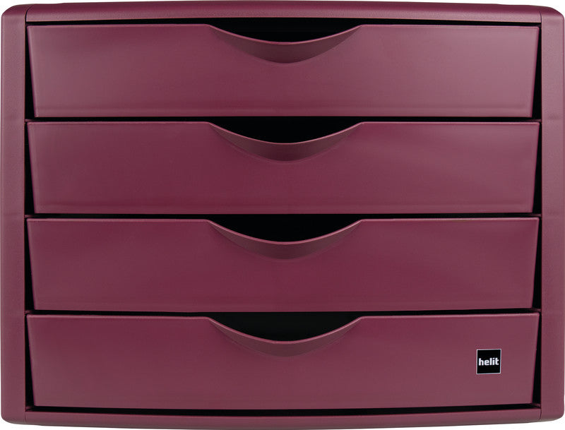 Helit Schubladenelement – für Format A4 – 330 × 260 × 212 mm
