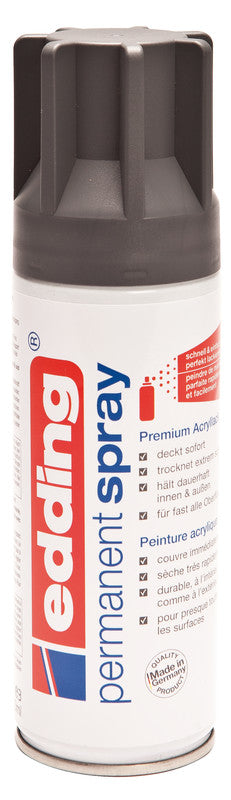 Edding Farbspray – Anthrazit, seidenmatt, 200 ml