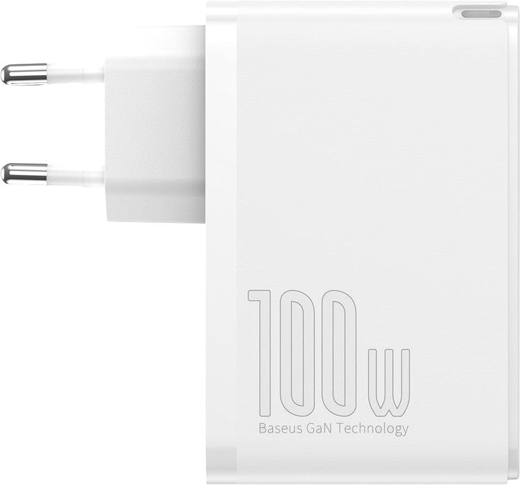 Baseus Ladegerät – 100 W, 2× USB-C + 2× USB-A