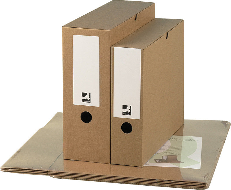 Q-CONNECT Archivschachteln – Karton, Braun
