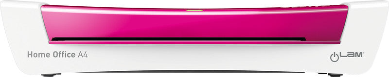 Leitz iLAM Home Office WOW Laminiergerät A4 – 2-Rollen, 80–125 µm, Aufheizzeit 2 Min., 310 mm/min, Pink