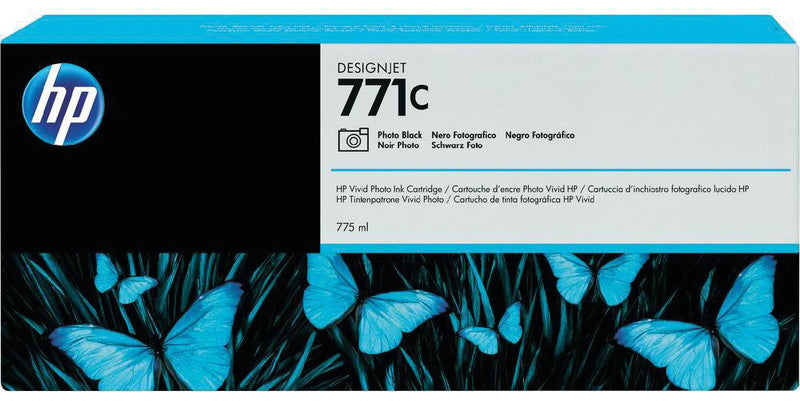 HP Tintenpatrone 771C, Schwarz – für Geräte mit 771C