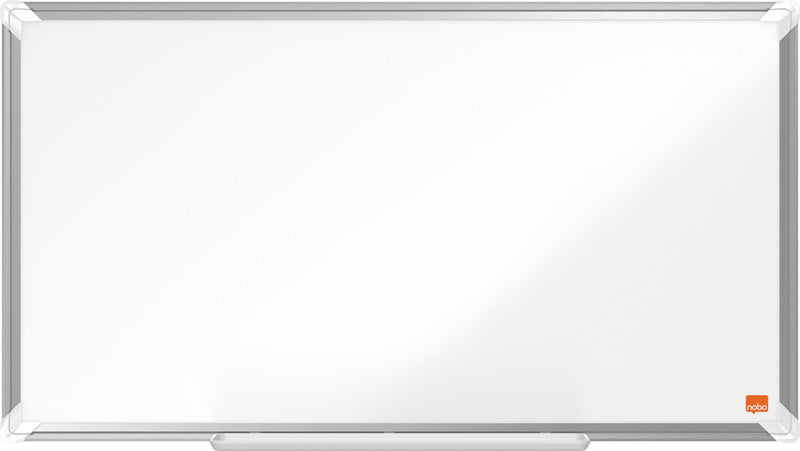 Nobo Whiteboard – 156 × 88 cm, lackierter Stahl, magnetisch, Aluminiumrahmen, Wandmontage
