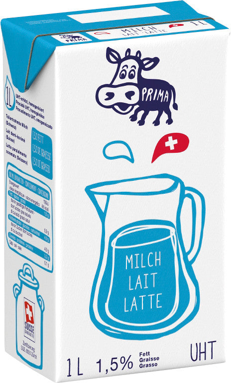 Prima Milchdrink UHT – 1,5% Fett – 1 l