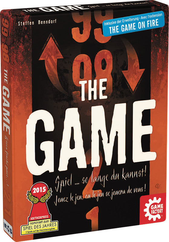 Game Factory Kartenspiel The Game – 1–5 Spieler, ab 8 Jahren, d/f/i, 100 × 131 × 23 mm, Karton