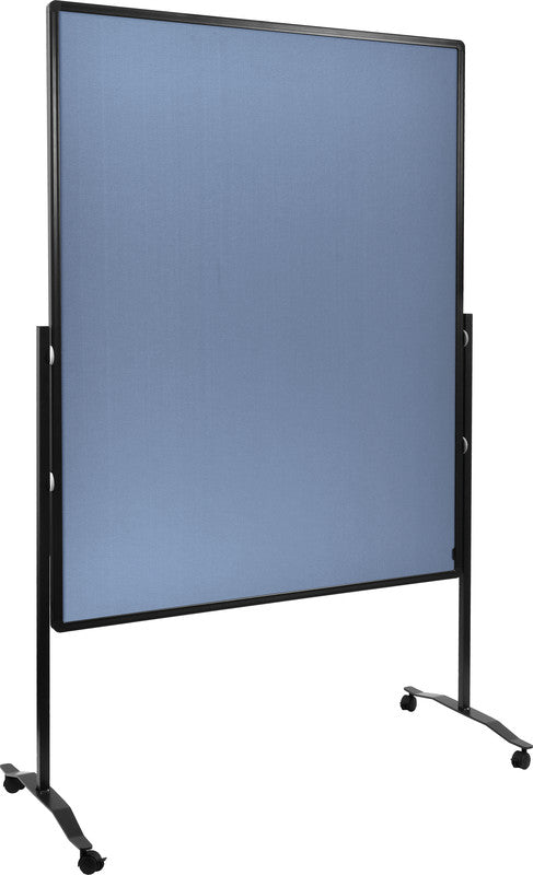 Legamaster Pinnwand – Filz, Alurahmen – 120 × 150 cm, Blaugrau