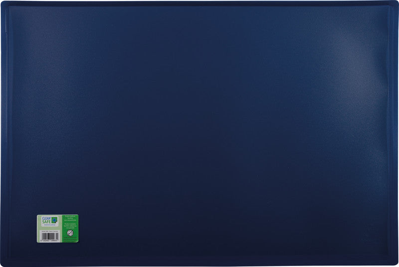 Exacompta Schreibunterlage Clean'Safe – Blau – 585 × 385 mm – Kunststoff, Rutschfest