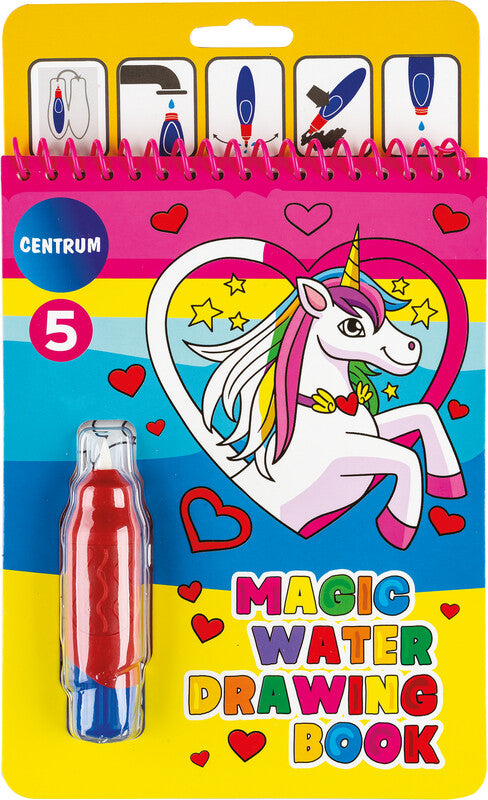 Centrum Malbuch Einhorn – 15 × 20 cm – 5 Seiten – Spiralbindung