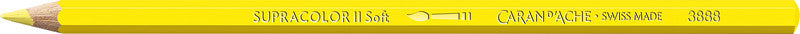 Caran d-Ache Caran d'Ache Supracolor Soft Aquarellfarbstift – Kanariengelb, Mine Ø 3,8 mm, Metallschachtel
