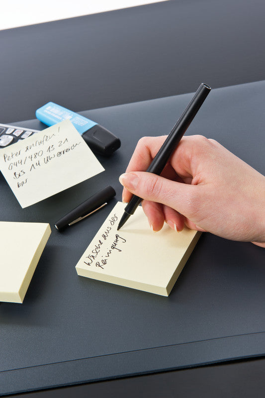 Q-Connect Haftnotizen – 76×76 mm – gelb, 100 Blatt, recyclingfähig