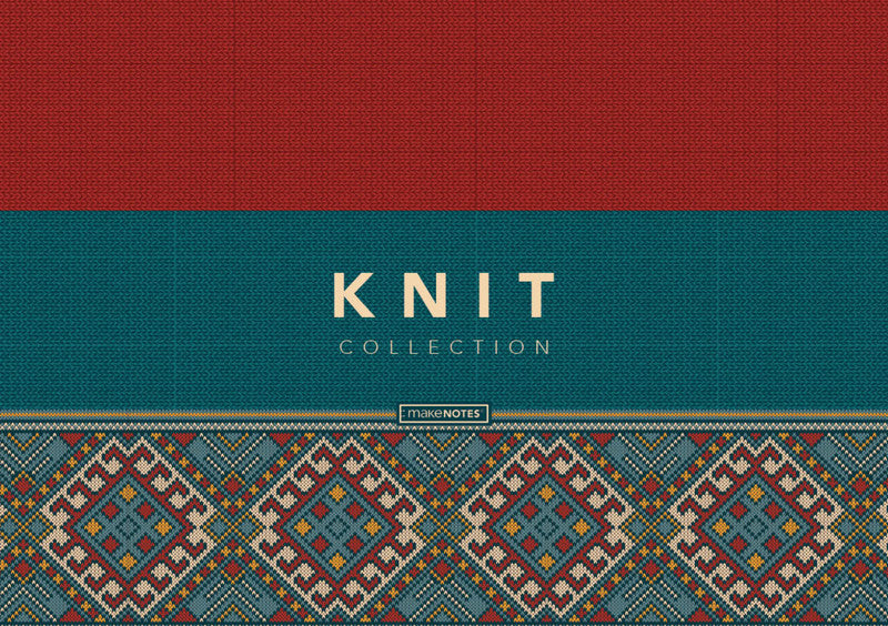Makenotes Knit Etui, leer – Knit – Stoff – 18 × 4 × 3 cm