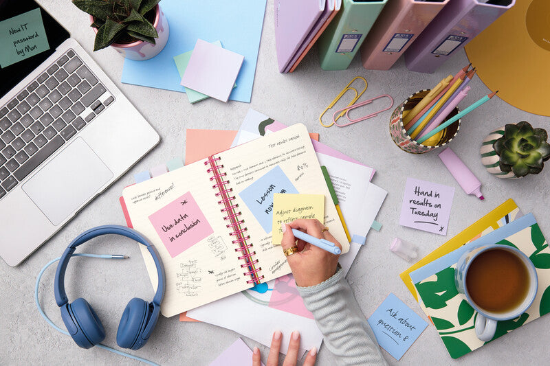 Post-it Super Sticky Haftnotizen – 76×76 mm – mehrfarbig, 276 Blatt