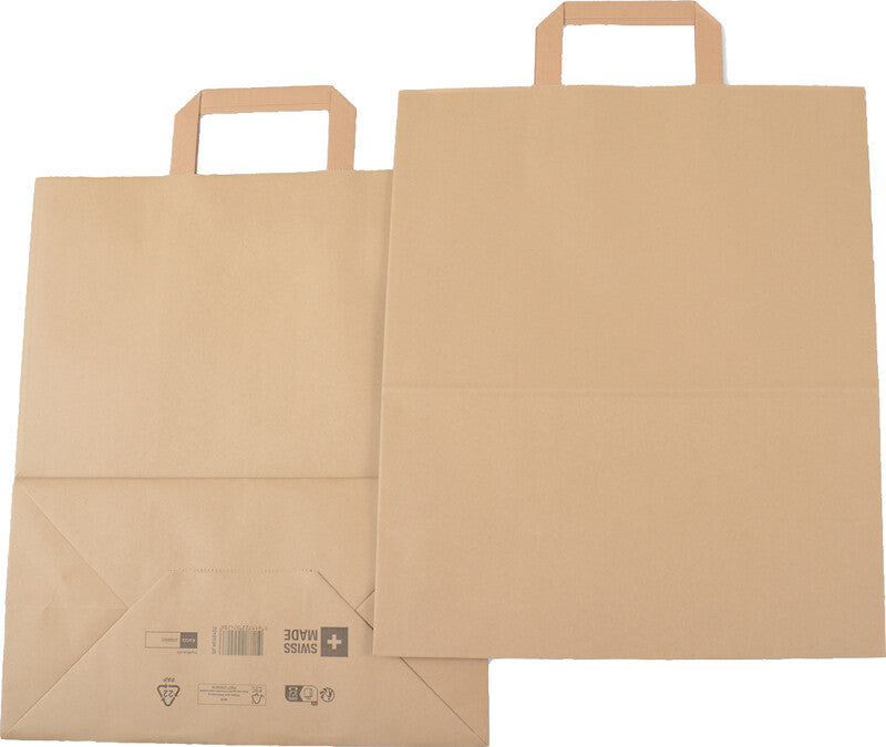 Elco Tragetasche, Braun – 320 × 170 × 380 mm – 50 Stk.