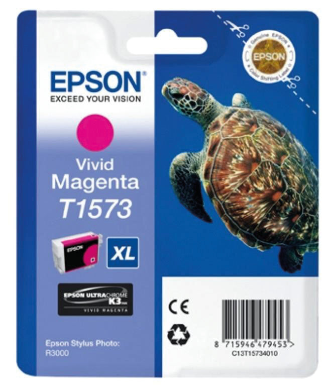 Epson Tintenpatrone T1573, Magenta – für Tintenstrahldrucker/Multifunktionsgeräte