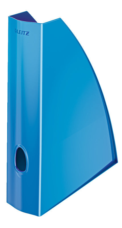 Leitz Stehsammler A4 – mit Griffloch, 75 × 312 × 258 mm, Blau, Kunststoff