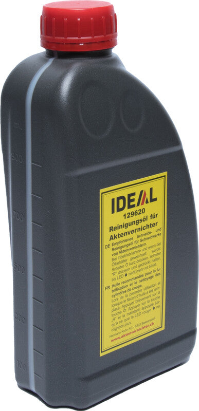 Ideal Schmieröl für Aktenvernichter – 1'000 ml, für Ideal 2445, 2604, 3104 und andere