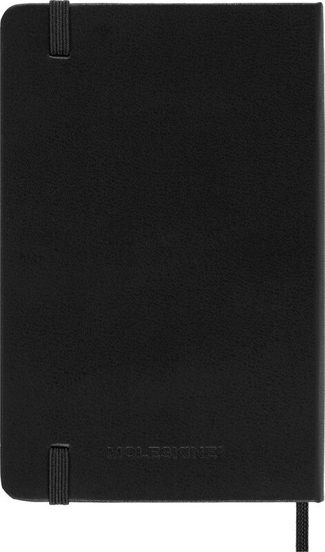 Moleskine Taschenagenda Daily – Tagesagenda 2027, 1 Tag/1 Seite, 9 × 14 cm, Hardcover, Englisch, Schwarz
