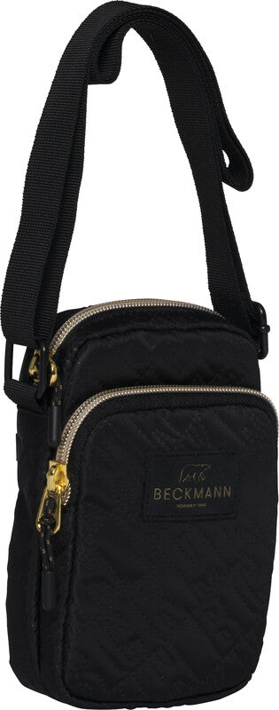 Beckmann Umhängetasche – Motiv Black Gold, 11 × 17 × 5 cm, Polyester (PES)