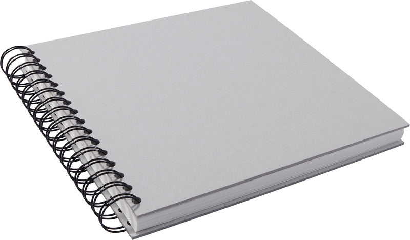 Kunst&papier Skizzenbuch, 21 × 21 cm, 130 g/m², 110 Seiten, braun, Spiralbindung, säurefrei