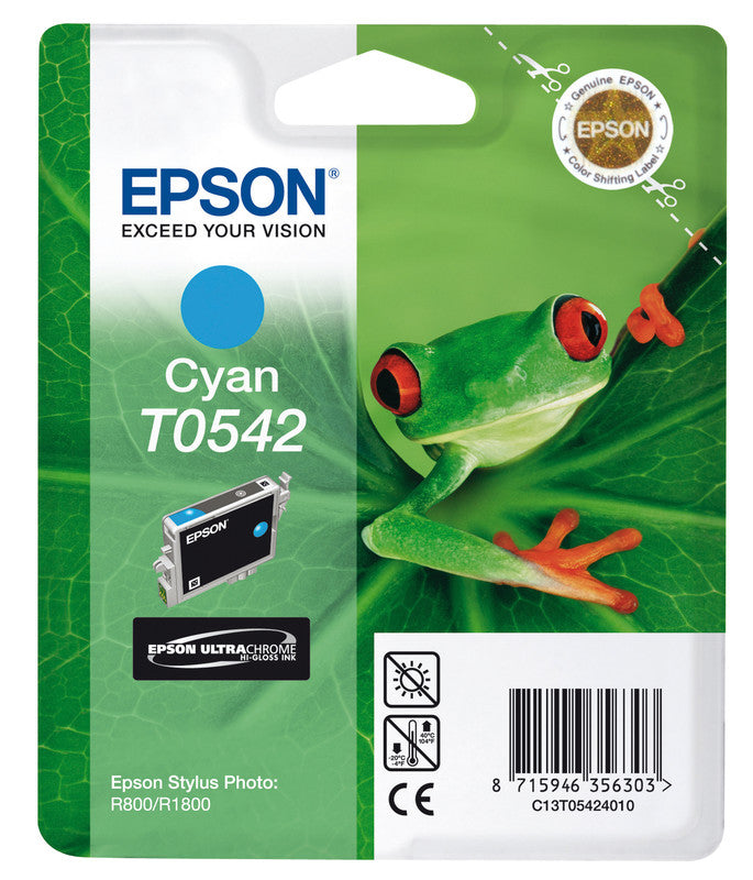 Epson Tintenpatrone T0542, Cyan, 400 Seiten