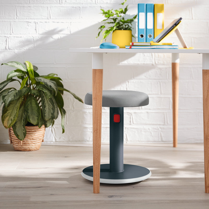 Leitz Hocker Ergo Cosy Active – Sitzhöhe 46–79 cm, 110 kg, grau