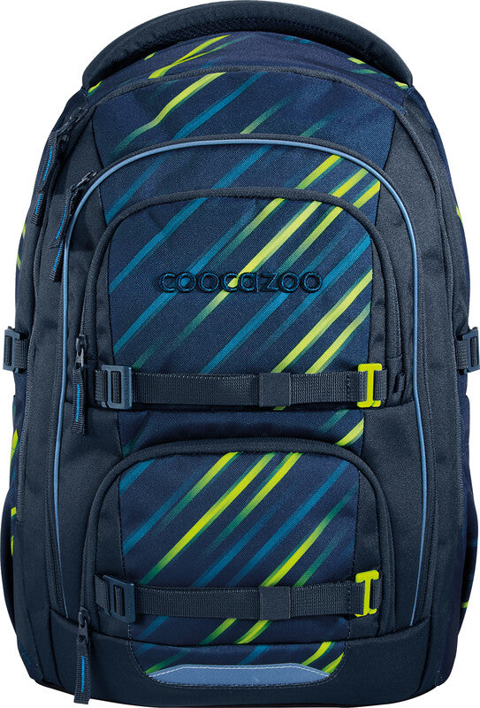 Coocazoo Rucksack Porter – Fast Lime – 30,0 × 46,0 × 23,5 cm – aus 100% recycelten PET-Flaschen