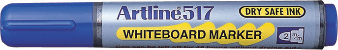Artline Whiteboard-Marker 517 – Rundspitze 2 mm – Blau – Trocken abwischbar