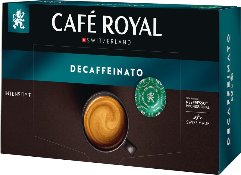 Café Royal Espresso Entkoffeinierte Kaffeepads – für Nespresso Professional – 50 Pads