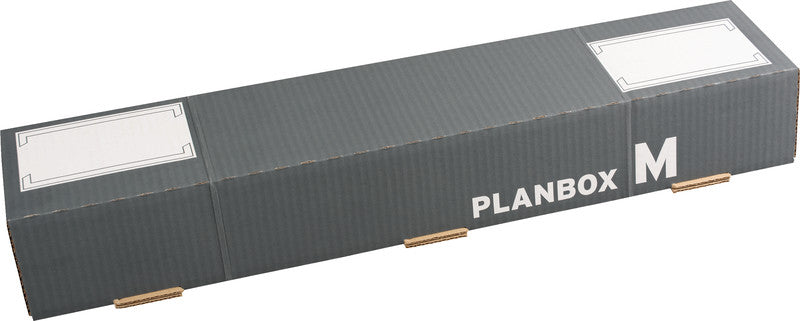Elco pac-it Planbox Versandverpackung, grau – 114 × 665 × 82 mm